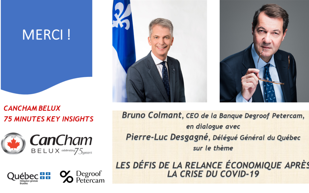 27.05.2020 : Webinaire “Les défis de la relance économique après la crise du Covid-19”