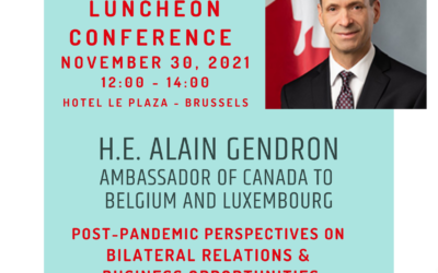 POSTPONED : Luncheon conference with H.E. Alain Gendron, Ambassador of Canada