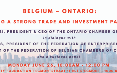26.06.2023 : Belgium – Ontario: Supporting a strong trade and investment partnership